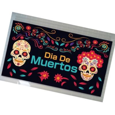 China Polyester Fabric Carnival Halloween Party Supplies Decoration Spanish Mexican Background Cloth Photo Props Backdrop for sale