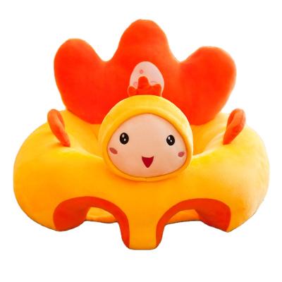 China New Design 2021 New Design Cartoon Animal Traditional Infant Soft Plush Toddler Safe Sofa Kids Baby Training Sit Seat Safe Sofa for sale