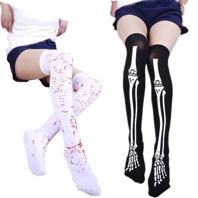 China The party decoration Halloween decoration costume blood socks stockings disguise Hall cosplay socks for sale