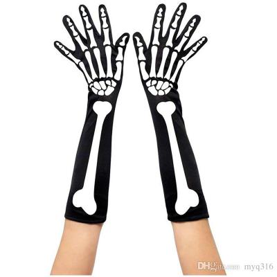 China The Black Party Halloween Ghost Festival Bone Stocking Tights Blood Gloves Sock Cosplay Costume Party Decoration for sale