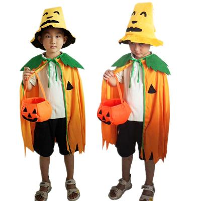 China Fancy Kids Dress Up Halloween Pumpkin Children Mask Kids Dresses Pumpkin Witch Adult Cosplay Costume for sale