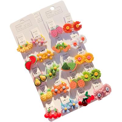 China Fruit Series Baby Princess Hair Tie Cute Headdress Baby Toy Hair Accessories Flexible Gifts for sale