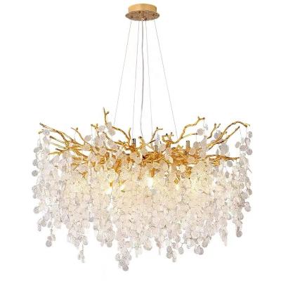 China Modern Pendant Chandelier Modern Living Room Dining Hotel Decoration Modern Gold Aluminum Ceiling Luxury Chandeliers for sale