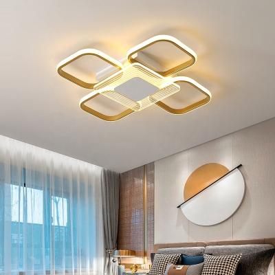 China Factory Outdoor Mounted Cheap Circular Square And Rectangular Modern Modern Smart Home Decorative Ceiling Light Fixture for sale