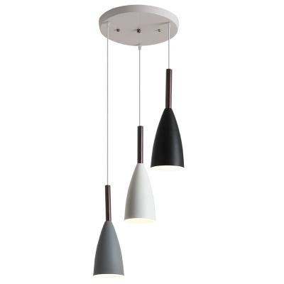 China Nordic Modern Simple Modern Iron Art Restaurant LED Lamp Decorative Pendant Light Chandelier for sale