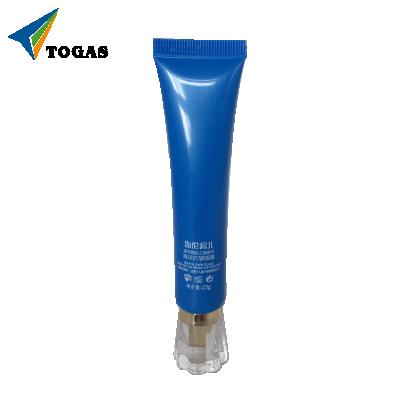 China HY-251 Soft Plastic Eye Cream Cosmetic Packaging Small Diameter Eye Cream Plastic Tube Squeeze Tube for sale