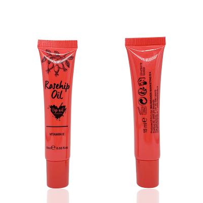 China 15ml lip blam lip gloss tube cosmetic empty soft tube lip gloss colored packaging container for sale