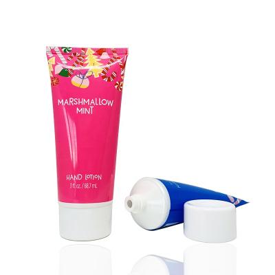 China Christmas Style 100ml Hand Cream Lotion Tube Cosmetics Packaging Container Custom Cream Tube for sale