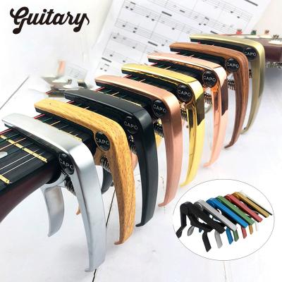 China Small capo guitar Aluminium Alloy Metal Quick Color Guitar Capo for Acoustic accessories and Electric Guitars for sale