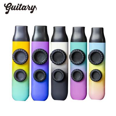 China Popular Professional Colorful Tritan Kazoo With Double Flute Hole For Kids Adult Music Lovers for sale