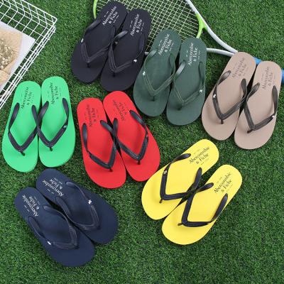 China Custom Mens Womens Slipper Logo Print Rubber Slide Bulk Quick-Drying Shoes Mens Slipper Thong Sandals Beach Flip Flops for sale