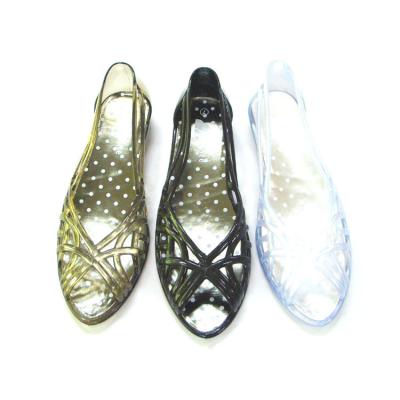 China Breathable Summer Sandals Women Jelly Shoes Female Flat Shoes Ladies Slip On Peep Toe Women Candy Color Beach Shoes for sale