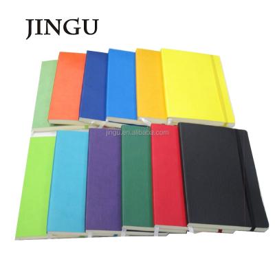 China Soft Cover A5A6 Customized 2021 Thermo Soft Cover Agenda PU Notebook With Elastic Band Journal for sale