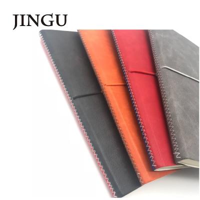 China 2021 Soft Cover Updated Newcomers Design PU Planner Agenda Fancy Thermo Leather Notebook for Business Use for sale