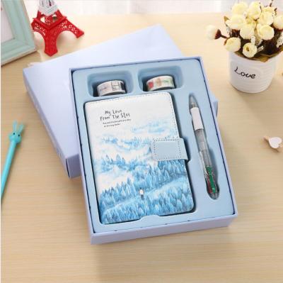 China Wholesale Wholesale PU Cover Cute Notebook Sets For Students for sale