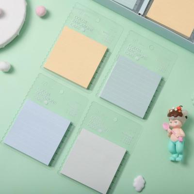 China Wholesale Promotional Colorful Self-adhesive Macaron Paper Note Sticky Notes Paper Free Recycled Sticky Notes for sale