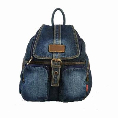 China Fashion Durable Hot Selling Trend Stylish Popular Jean Backpack Fashion Denim Backpack Jeans Backpack for sale