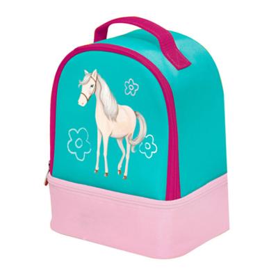 China High Quality Lightweight Insulated Thermal Box For Students Portable Insulated Carrier Cartoon Printing Cooler Bag for sale