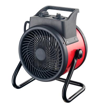 China Hotel Stainless Steel 1000W 2000W 3000W Mini Space Portable Electric Fan Heater for sale