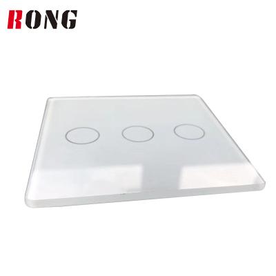 China Leisure Equipments WRONG Custom OEM High Security Switch Control Touch Screen Glass Panel for sale