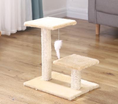 China Stocked Pet Products Cat Scratcher Post Tree Climbing Activity Post for sale