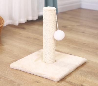 China Stocked European top selling multifunctional cat tree sisal cat scratcher for sale