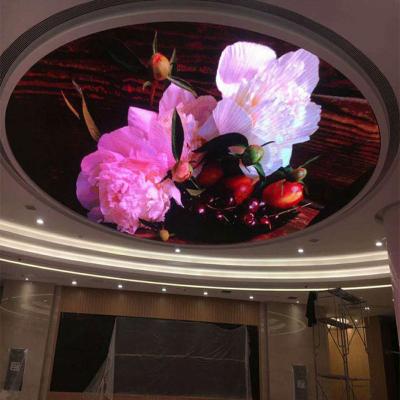 China King Visionled 192*192mm Indoor Full Color Indoor P3 Display Sky Curtain LED Display Circle Shaped Screen for sale