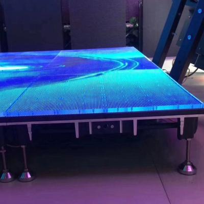 China King Visionled P2.976 Indoor Floor Tile Indoor Full Color LED Display Screen Acrylic Covered Tile Screen for sale