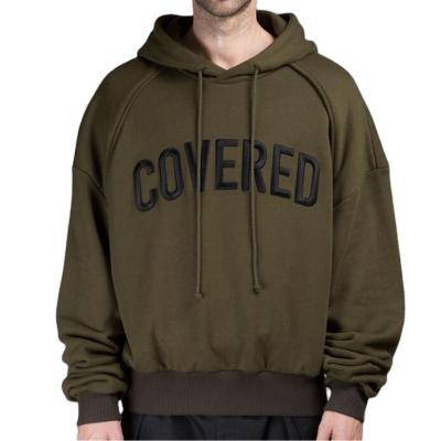 China Custom Made Men Pullover Embroidery Anti-pilling Loose Oversized Hoodie for sale