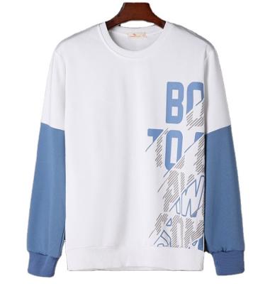 China Anti-wrinkle Fashion Crewneck French Terry Men's Printed Sweatshirts for sale