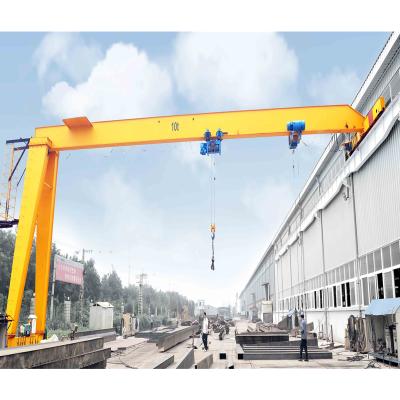 China Gantry Crane Hot Half Gantry Crane With Electric Girder Hoist Mobile Single Girder Semi Gantry Crane harga for sale