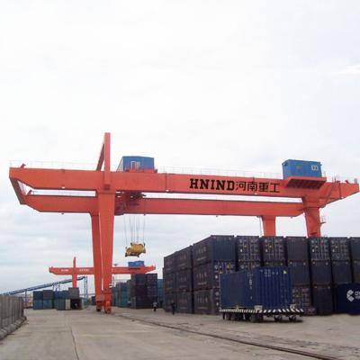 China Double girder container gantry crane rmg container crane rail mounted gantry crane for sale