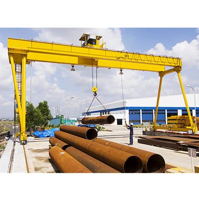 China Double Gantry Crane High Quality Drop Yard Girder Gantry Crane 36t 60t 80t With Grab Bucket Gantry Crane for sale