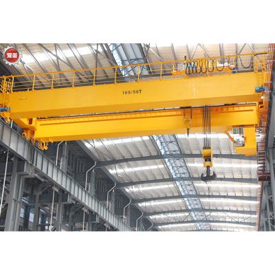 China 100 ton double girder bridge crane double girder bridge crane heavy duty bridge crane for sale