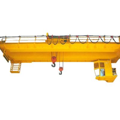 China Bridge Crane 1-70 Ton Steel Building With Overhead Crane Compact Indoor Electric Crane Double Beam Crane for sale