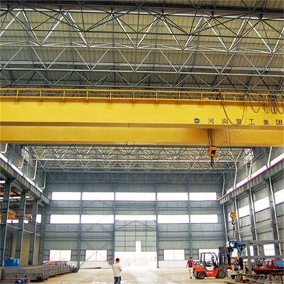 China Bridge Crane Double Girder EOT Crane Double Girder Crane Electromagnetic Magnetic Overhead Crane 5 Ton for sale