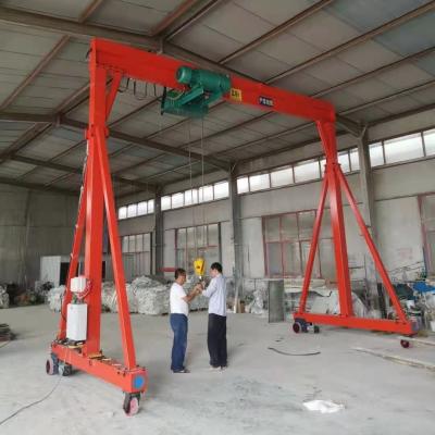 China Gantry crane workshop 1 ton 2 ton 3 ton mini hoist electric gantry crane portable gantry crane for sale