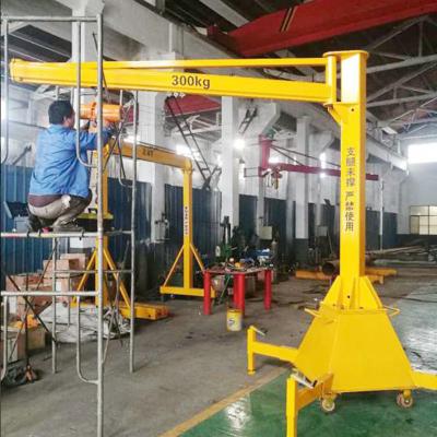 China Jib Crane 1 ton mini crane 1000kg 2 ton slewing jib crane swing column jib cranes for sale