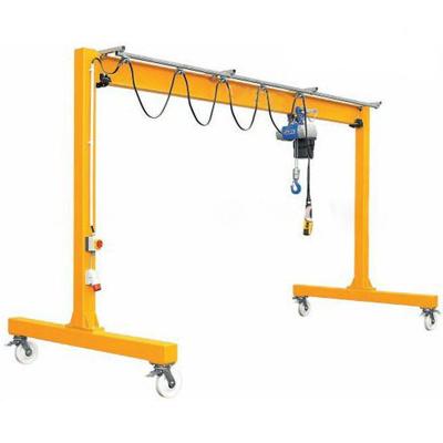 China Gantry Crane Small single gantry crane 1t 3 ton 5 ton 10 ton with electric hoist portable mobile gantry crane for sale