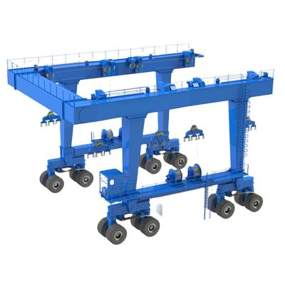 China Gantry Crane Rubber Tire Mobile Boat Crane Yacht Crane 300 Ton Marine Boat Crane for sale