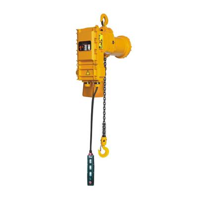 China Lifting goods 1 2 3 5 ton electric chain hoists lifting electric crane trolley hoist for sale