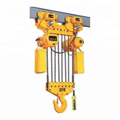 China Lifting goods 1.5 ton 2 ton 3 ton 5 ton electric hook suspension type crane trolley chain hoist price for sale