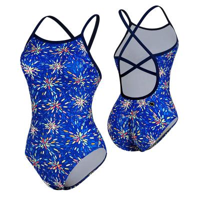 China Custom Ladies Fitness Color Print Swimsuit Women Plus Size Bikini Beach Wear Swimwear Women Sexy Plus Size Swimwear for sale