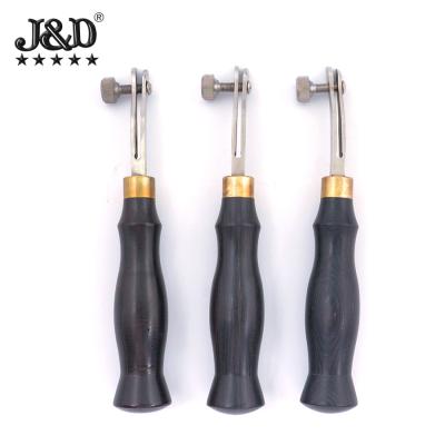 China DIY Tool Adjustable Handmade Leather Hot Edge Threader Edge Recess Edge Sandalwood Crimping Device for sale