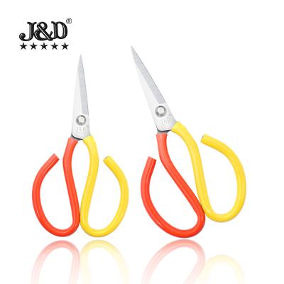 China The civil tailor scissors household leather industry paper cutting scissors alloy steel antirust electrop civil scissors for sale