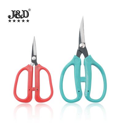 China Universal Manganese Steel Elbow Cutting Scissors Upholster Cloth Cutting Leather Household Curved Blade Distorted Scissors Rubber Handle for sale