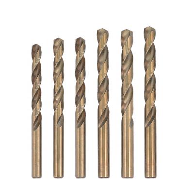 China Metal Aperture M35 Cobalt Containing Spiral Drill Bit Fully Ground Carbide Round Shank 1-13mm Metal Drill Bit for sale