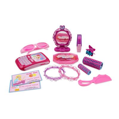 China Toy Pretend Play Electronic and Fashion Play Set Princess Beautiful Girl Mirror Preschool Toy for Kids for sale