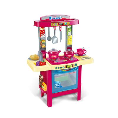 China Plastic Pretend Play Toys Plastic Kitchen Play Set For Girls for sale