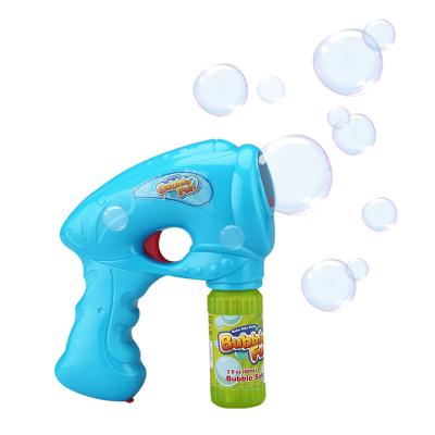 China ABS Plastic Electric Plastic Fun Bubble Solid Color With 3 Color Space Bubble Shooter Gun Toy For Kids for sale